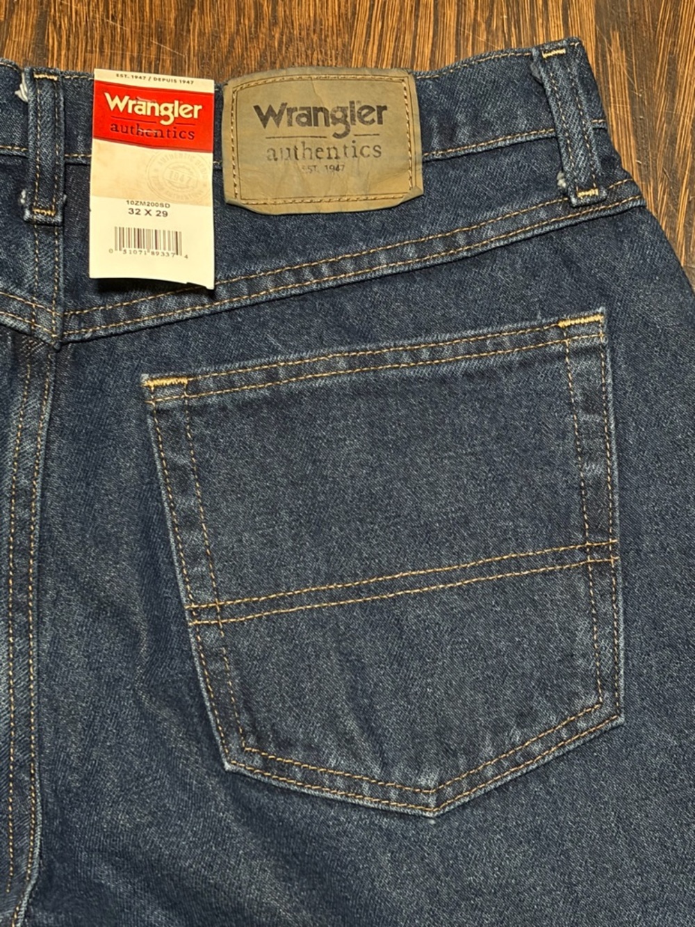 Wrangler Authentics Relaxed Fit Jeans - Dark Blue Denim